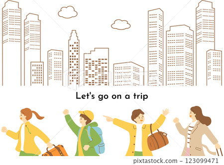 people who enjoy traveling 123099471