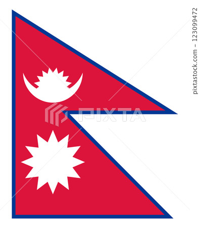 Flag of Nepal 123099472