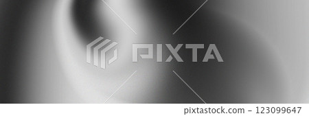 Abstract black and white gradient with a grainy texture. Perfect for banners, posters, headlines and covers. 123099647