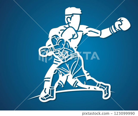 Group of Boxer Ultimate Fighter Boxing Sport Mix Action Muay Thai Cartoon Graphic Vector Group of Boxer Ultimate Fighter Boxing Sport Mix Action Muay Thai Cartoon Graphic Vector 123099990