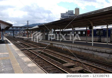 Chizu Station on the Inbi Line in 2002 123100743