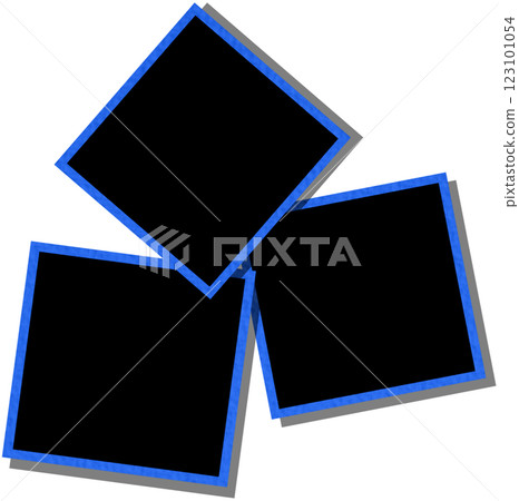 Photo frame. Photo realistic vector makeup. Vector illustration. 123101054