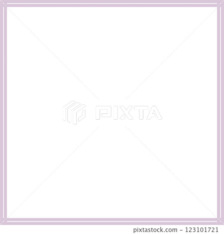 方形框架 - 紫色（淡紫色） - 1:1 123101721