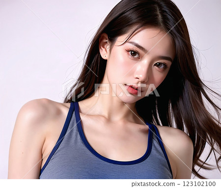 身材很好的美麗年輕女子穿著運動服(瑜伽服)鍛煉,瑜伽圖像AI生成 身材很好的美麗年輕女子穿著運動服(瑜伽服)鍛煉,瑜伽圖像AI生成 123102100