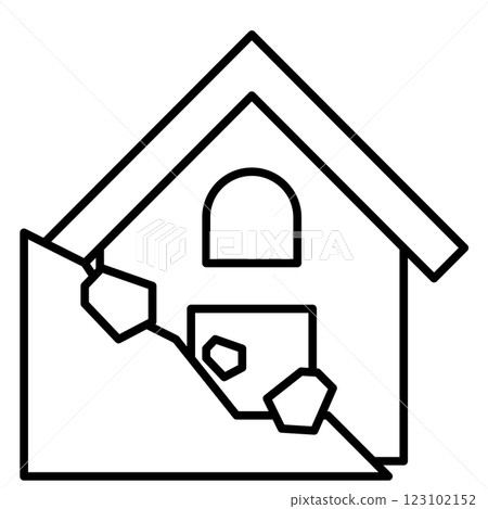 受山體滑坡影響的房屋插圖 123102152