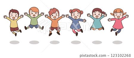 Children to jump Children to jump 123102268