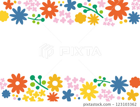 Floral frame. Template elements for weddings and celebrations. Floral frame. Template elements for weddings and celebrations. 123103362