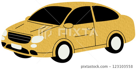 Passenger car, road vehicle. Auto motor engine wheeled transport. Abstract 2-door compact automobile model. Flat vector illustration on white background. Passenger car, road vehicle. Auto motor engine wheeled transport. Abstract 2-door compact automobile model. Flat vector illustration on white background. 123103558