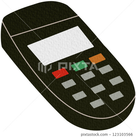 POS terminal. Payment machine. Online payment. Mobile banking app and e-payment. Paying by Near Field Communication. Wireless contactless NFC payments 123103566