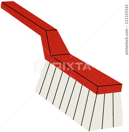 Toilet brush. Cleaning service tool. Housekeeping service equipment. Vector illustration on white background. Toilet brush. Cleaning service tool. Housekeeping service equipment. Vector illustration on white background. 123103582