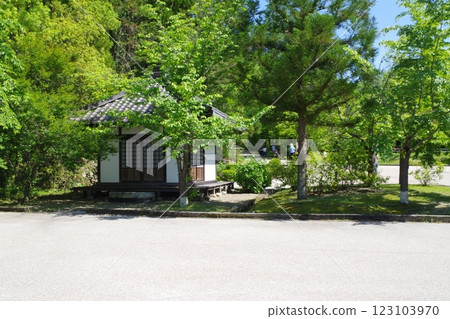 The temple of Bihoku Hills Park The temple of Bihoku Hills Park 123103970