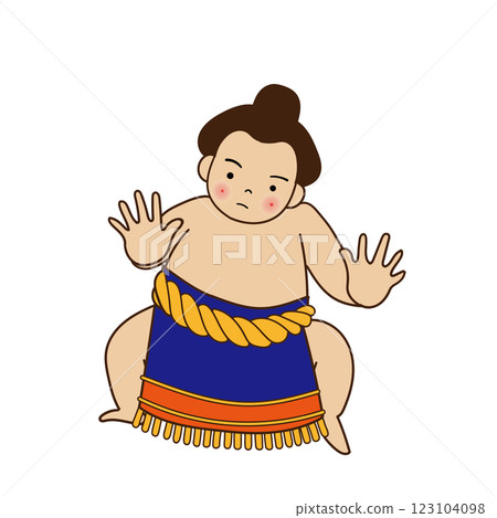 相撲選手、民族運動、shiko 123104098