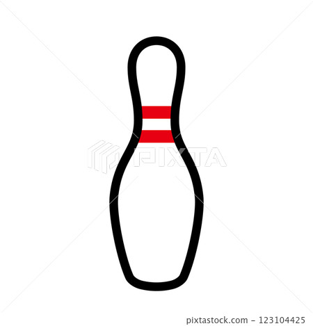 A sign directing people to a bowling alley 123104425