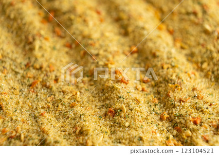 Vegetable dry natural seasoning macro culinary background Vegetable dry natural seasoning macro culinary background 123104521