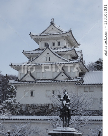 大垣城的冬日風景 123105031