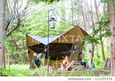 Hokkaido Onuma Campground Hammock Camping 123105559