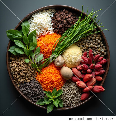 象徵古代治癒力量的草藥美學 象徵古代治癒力量的草藥美學 123105746