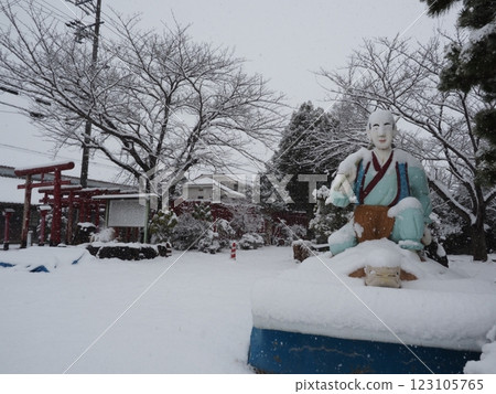 乙姬公園的冬日風景 123105765