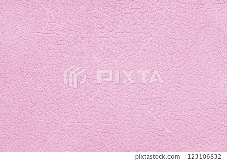 Texture of genuine leather or artificial synthetic leatherette pastel pink color background 123106832