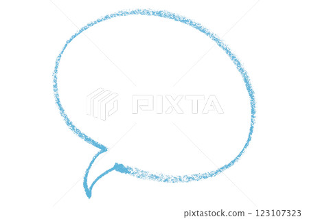 Separate light blue speech bubbles on transparent background. 123107323