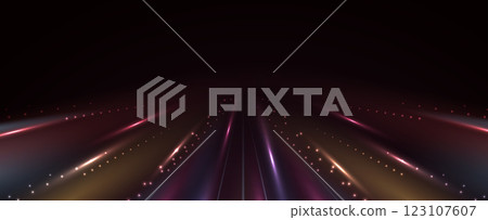 Glow effect of brigft neon flickering flash technology background Glow effect of brigft neon flickering flash technology background 123107607