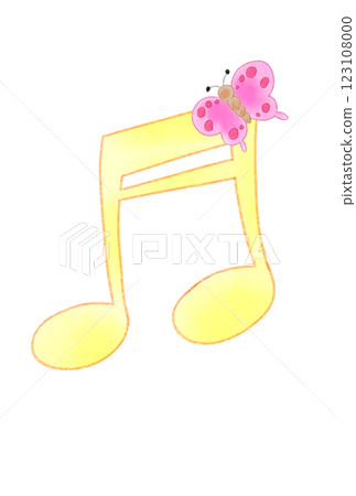 A note with a butterfly on it 123108000