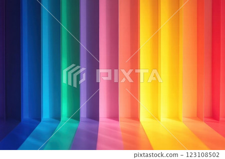 Rainbow Stripes: A Colorful Abstract Background Rainbow Stripes: A Colorful Abstract Background 123108502