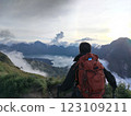 Mount Rinjani Peak,Lombok Indonesia. 123109211