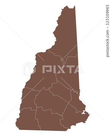 New Hampshire administrative map. counties map of New Hampshire, blank New Hampshire Map, empty map of New Hampshire New Hampshire administrative map. counties map of New Hampshire, blank New Hampshire Map, empty map of New Hampshire 123109665