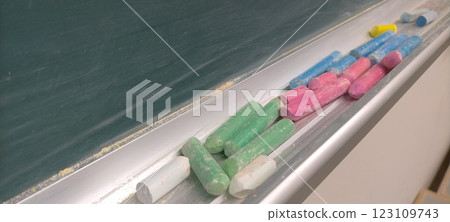 Lots of chalk 123109743