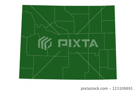 Wyoming administrative map. counties map of Wyoming, blank Wyoming Map, empty map of Wyoming Wyoming administrative map. counties map of Wyoming, blank Wyoming Map, empty map of Wyoming 123109891