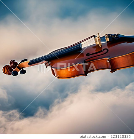 violin against sky violin against sky 123110325