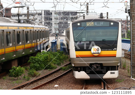 [JN] 南部線E233系列列車（為紀念川崎市建市100週年而包裝） 123111895
