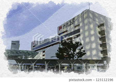 水彩風格靜岡站Parche 靜岡縣靜岡市 123112196
