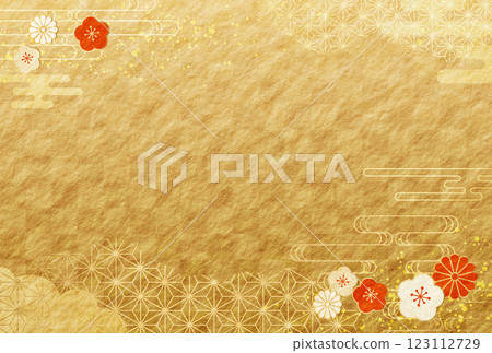 New Year's Day, New Year's Cards, Japanese Pattern, Checkered Japanese Paper Background, Gold New Year's Day, New Year's Cards, Japanese Pattern, Checkered Japanese Paper Background, Gold 123112729
