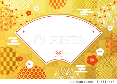 New Year's card background campaign SALE frame New Year's card background campaign SALE frame 123112737