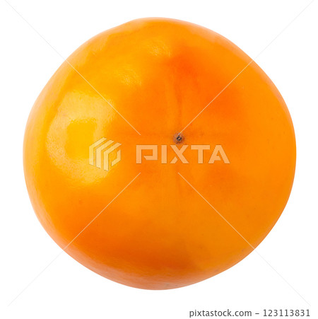 fresh ripe persimmons isolated on white background. fresh ripe persimmons isolated on white background. 123113831