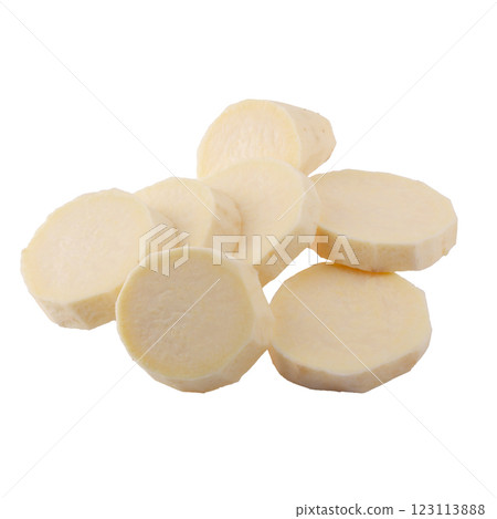 Japan Sweet potato isolated on white background. Japan Sweet potato isolated on white background. 123113888