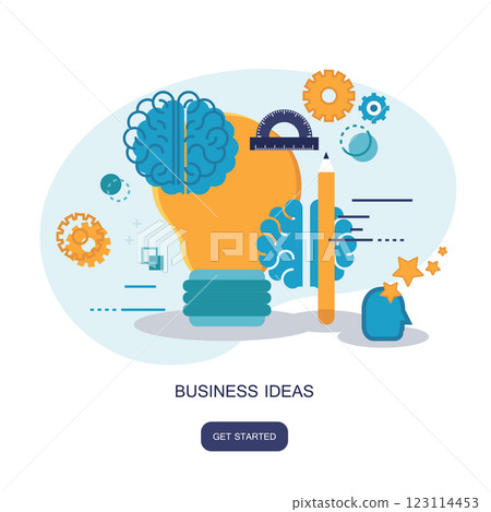 Knowledge and wisdom icon. On line learning, education, web tutorials. Flat vector illustration Knowledge and wisdom icon. On line learning, education, web tutorials. Flat vector illustration 123114453