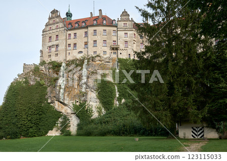 Sigmaringen, Germany - located in the Black Forest, very close to the source of the river Danube, Sigmaringen is famous for its Medieval fortress 123115033