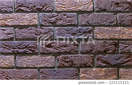 Rough brick wall pattern texture 123115315