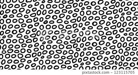 Hand-drawn abstract brush rings background Hand-drawn abstract brush rings background 123115705