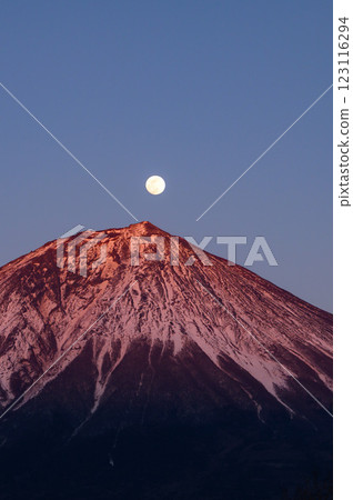 Pearl Fuji (Red Fuji) in Shizuoka Prefecture Pearl Fuji (Red Fuji) in Shizuoka Prefecture 123116294