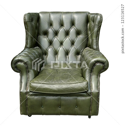Retro leather armchair 123116527