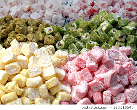 Turkish delight pile 123116545
