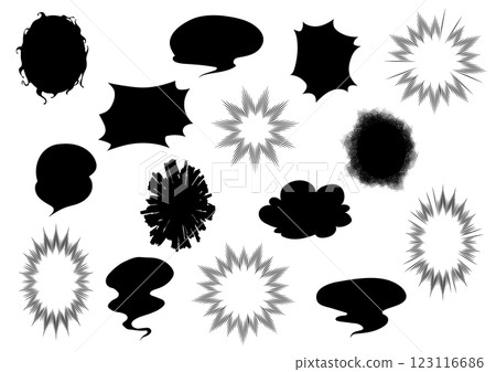 漫畫書風格演講泡泡集 漫畫書風格演講泡泡集 123116686