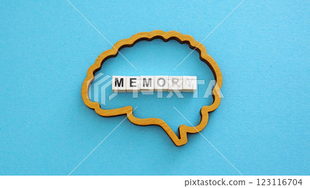 Brain and erasing the word memory. Cognitive decline. Brain and erasing the word memory. Cognitive decline. 123116704