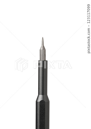 Iron bit with screwdriver on Isolated on white background 123117099