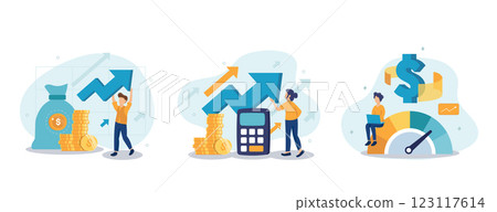 business, businessman, vector 123117614