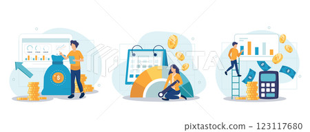 business, businessman, vector 123117680